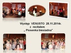 Występ VENUSTO w „Browarze B” z recitalem „Piosenka biesiadna” - 28 listopada 2014r.